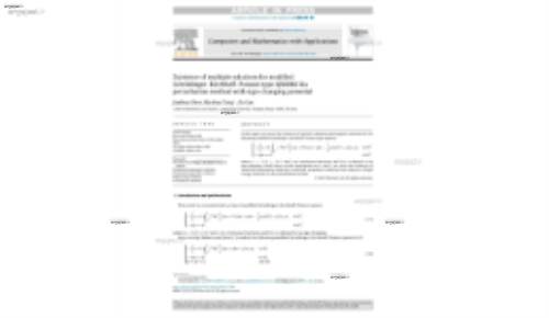 Existence of multiple solutions for modified Schrödinger–Kirchhoff–Poisson type systems via perturbation method with sign-changing potential